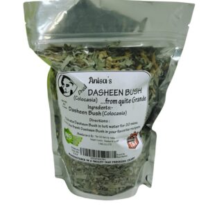 Anisa’s Dehydrated Trinidad Dasheen Bush 60g dried Caribbean leaves for UK and Ireland diaspora cooking